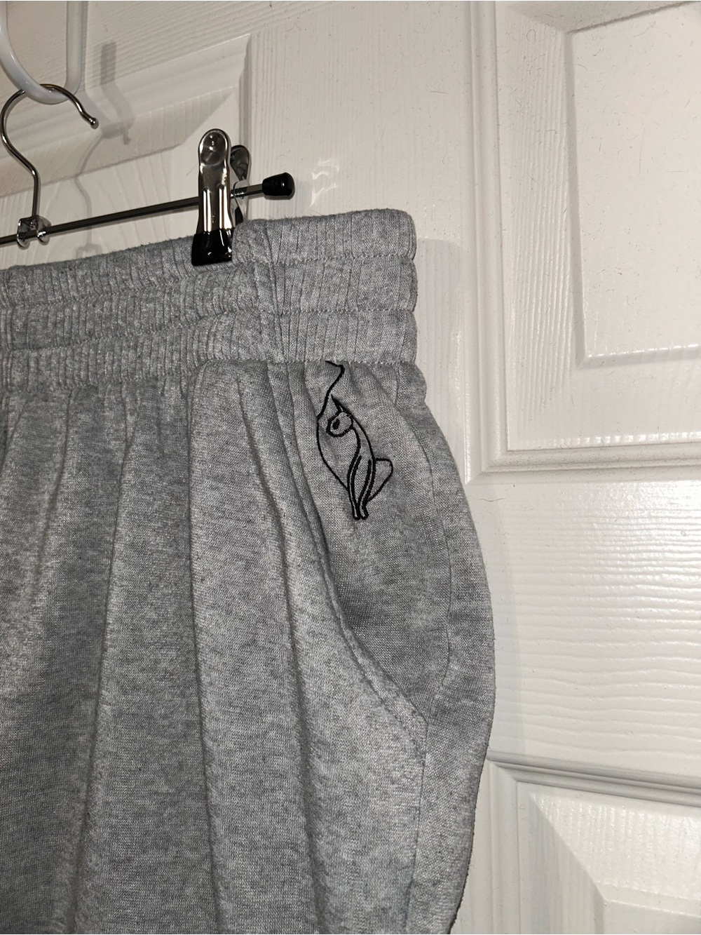 Baby Phat Gray Sweat Joggers with Script Logo - Picture 2 of 5